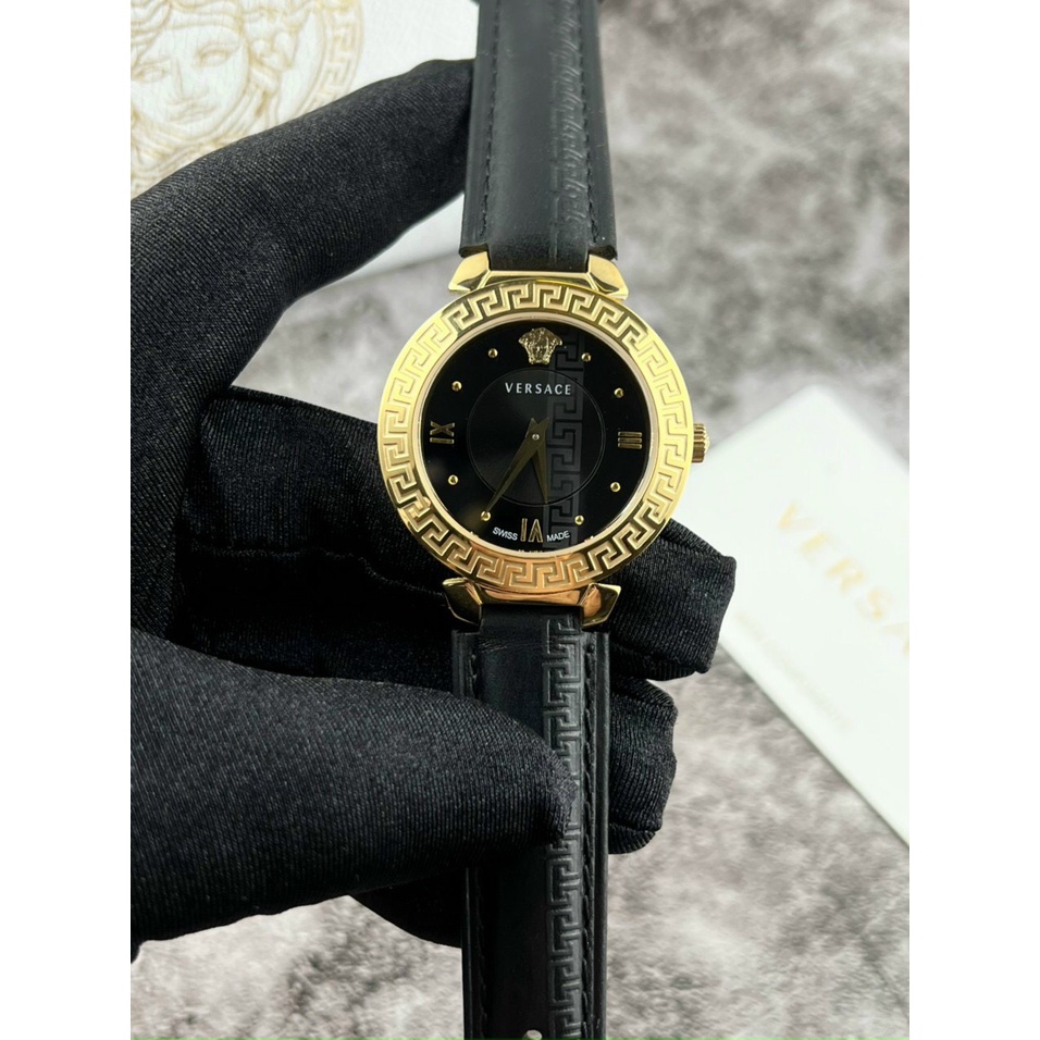Đồng hồ Versace Daphnis Black nữ cao cấp -Máy quazt-  36mm- Bảo hành 24 tháng