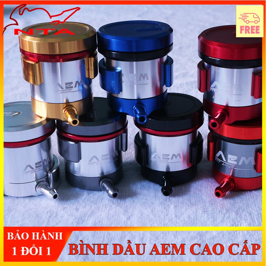 [HÀNG LOẠI 1] BÌNH DẦU AEM RIZOMA FULL TITAN CAO CẤP SÁNG BÓNG ĐẲNG CẤP