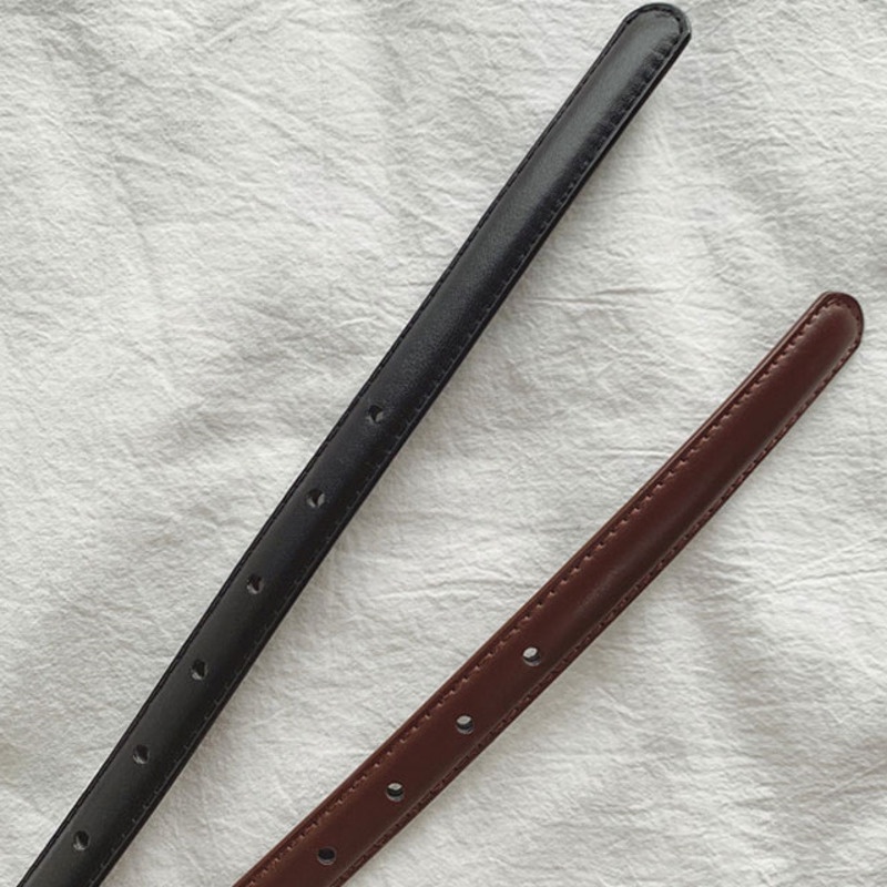 Thắt Lưng Da PU Mỏng Phong Cách retro Thời Trang Mùa Hè