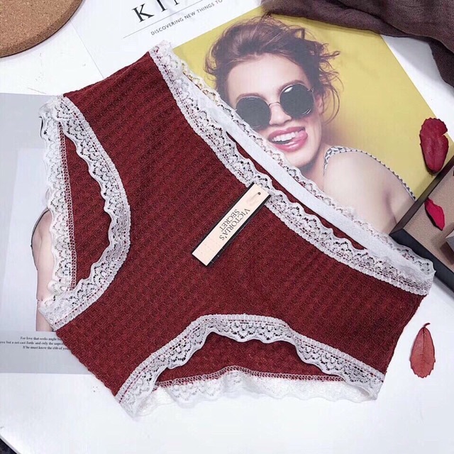 Quần lót nữ cotton  /🔥 FREESHIP 🔥 Đơn 250k / Quần lót cotton nữ Victoria sang trọng cuốn hút hộp 4 quần cao cấp | BigBuy360 - bigbuy360.vn