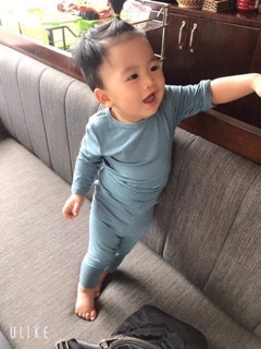 bộ chổng mông cạp cao cotton lạnh cho bé
