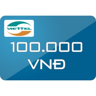Thẻ cào Viettel 100.000