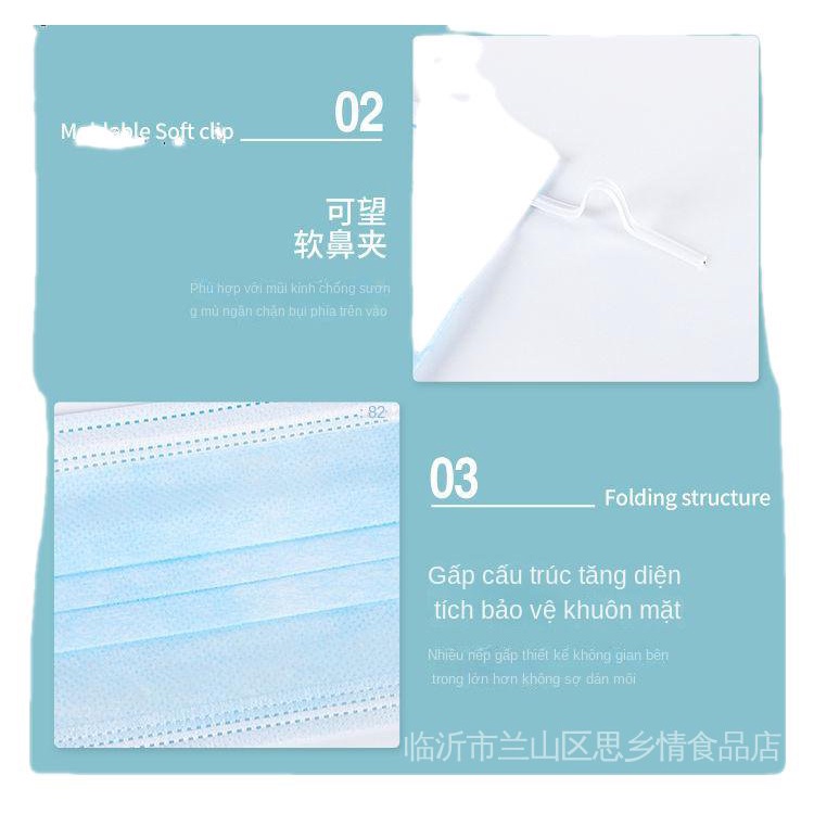 Set 10 Khẩu Trang Ba Lớp In Họa Tiết Hoạt Hình Sáng Tạo Dùng Một Lần Dành Cho Người Lớn