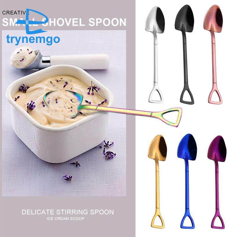 Muỗng Cà Phê Bằng Thép Không Gỉ 304 Thiết Kế Mạ Vàng Độc Đáo