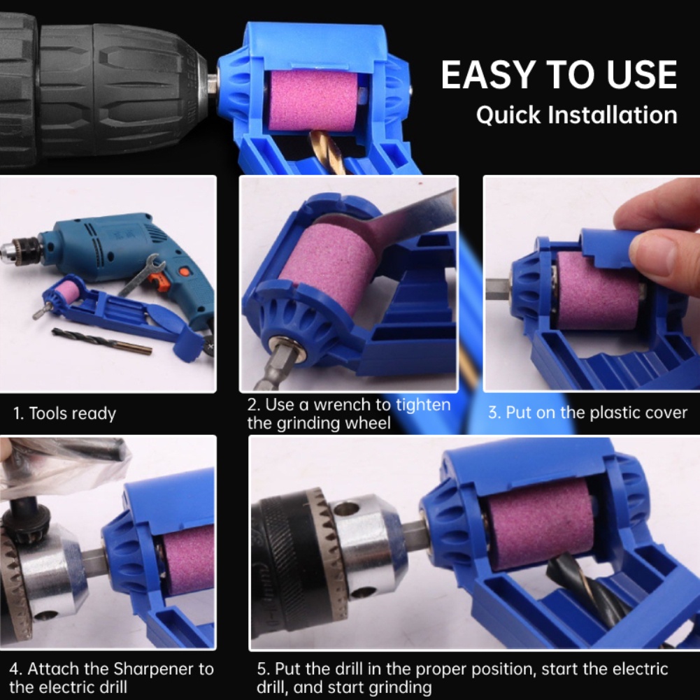 1 Bộ Dụng Cụ Mài Mũi Khoan 2.0-12.5mm