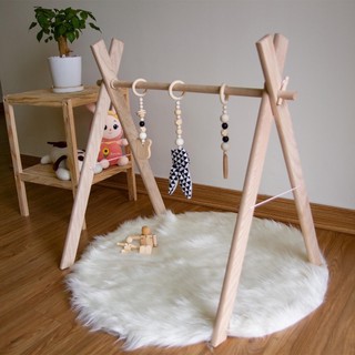 SHOP GẤU MẬT - KỆ GỖ CHỮ A TREO NÔI CHO BÉ