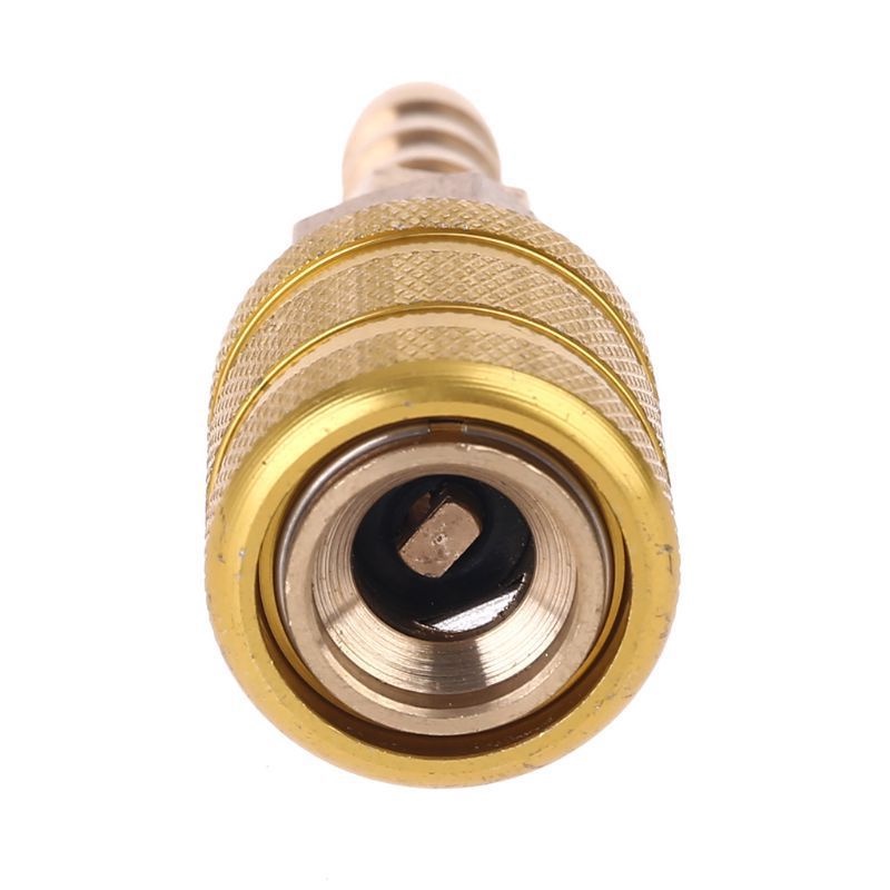 Đầu Nối Khí 1 / 4 NPT Bằng Đồng Thau Đặc 8mm Thông Dụng Cho Xe Đạp / Xe Máy