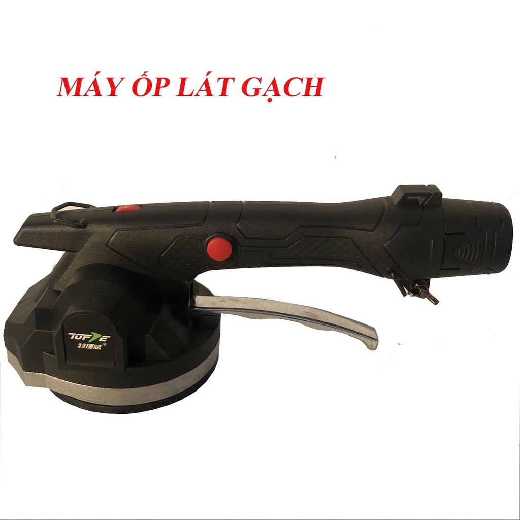 Máy ốp lát gạch hai chức năng TOPVEL V7 dùng pin Hít gạch và đầm rung