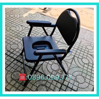 Ghế Bô Vệ Sinh Cho Người Già, Bà Bầu Mặt Đệm Gập Gọn G17