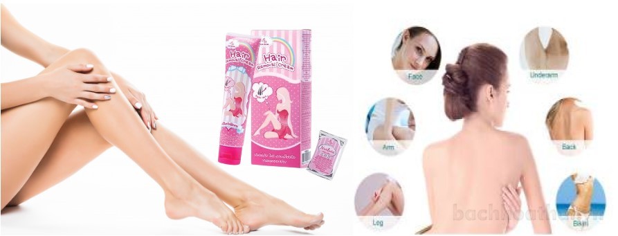 Kem tẩy lông dưỡng da Hair Removal Cream Eliza Helena Thái Lan