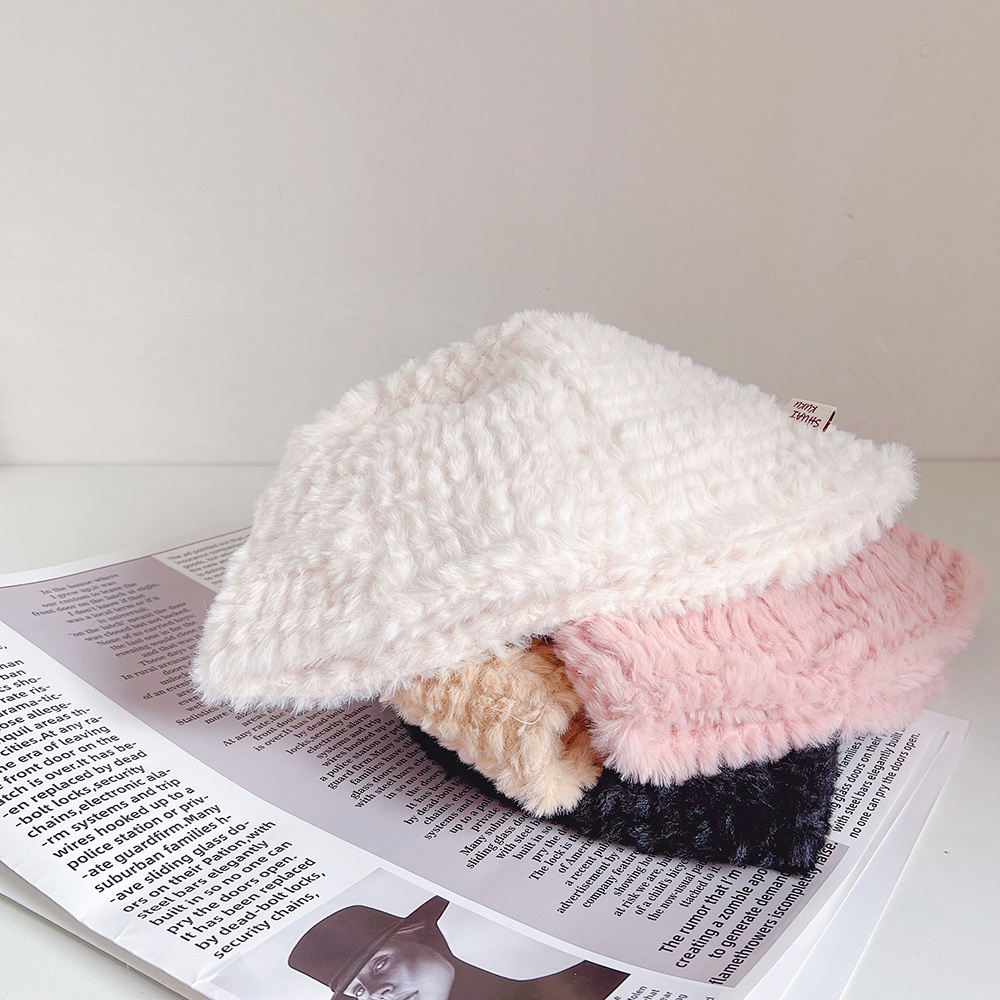 Mũ bucket phong cách Hàn Quốc thời trang thu đông cho bé gái 1-3 tuổi