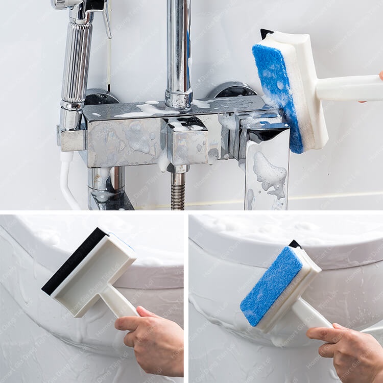 Cây Lau Kính Gạt Nước Đa Năng Cầm Tay Mini Lau Kiếng Ô Tô Cửa Sổ Nhà Tắm Tiện Lợi