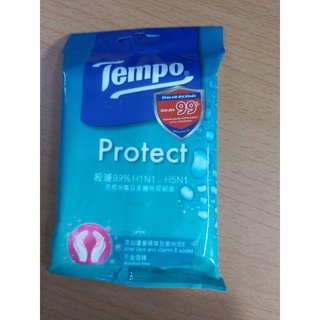 [Gói 10 miếng] Khăn giấy ướt Kháng khuẩn/vitamin E Tempo