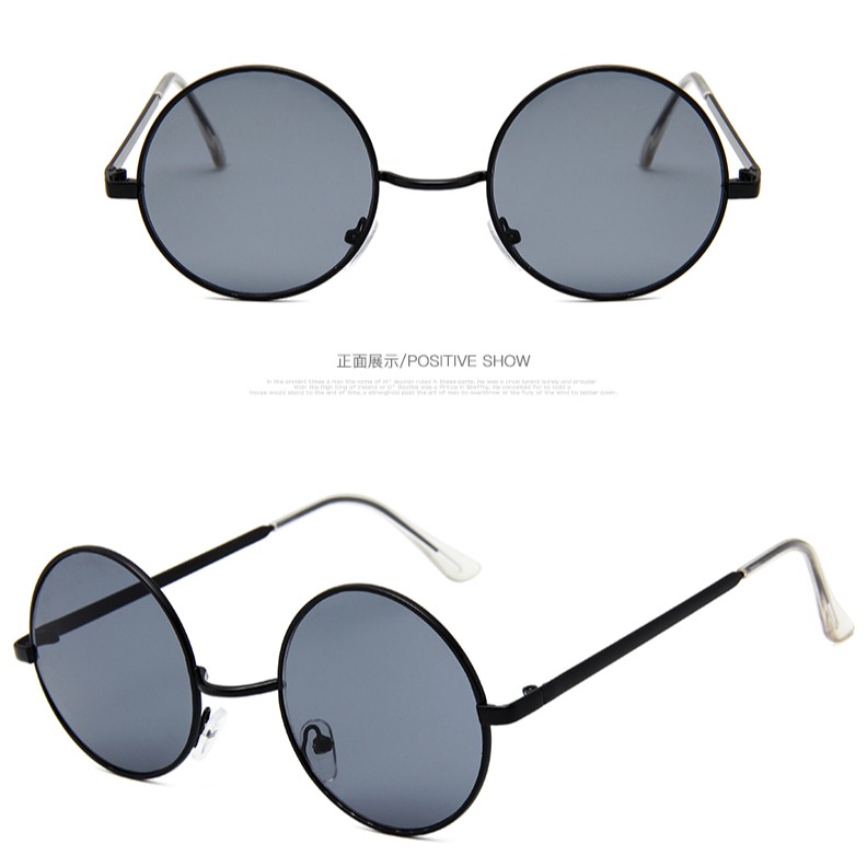 Mắt kính gọng tròn thời trang phong cách Hàn Quốc 2020 chống tia UV