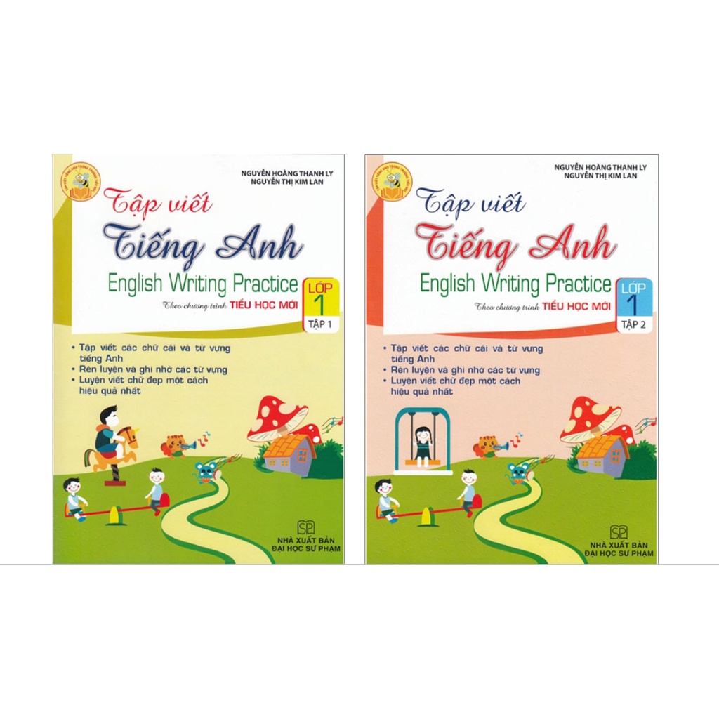 Sách - Combo Tập Viết Tiếng Anh Lớp 1 (Tập 1 + Tập 2) - Chương Trình Mới