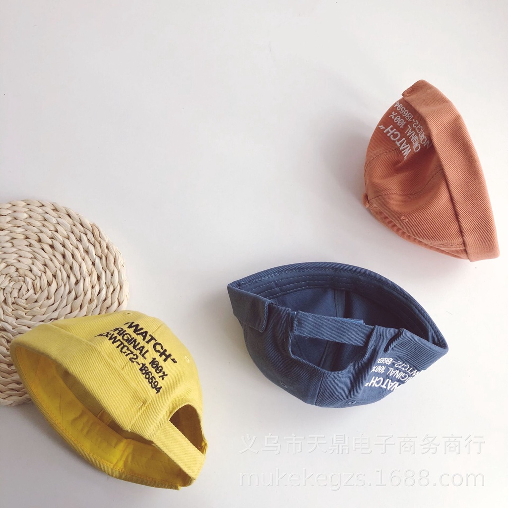 Nón tròn hàn quốc kiểu không vành cho bé