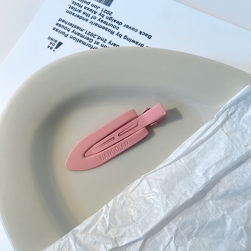 Kẹp Tóc Mái Bằng Kim Loại Màu Sắc Ngọt Ngào Đơn Giản Phong Cách Hàn Quốc Cho Nữ