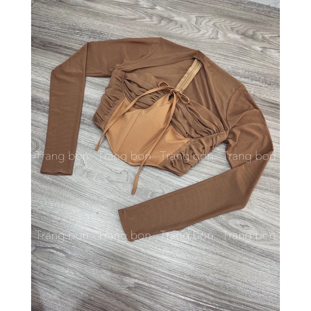 Áo lưới gọng dài tay