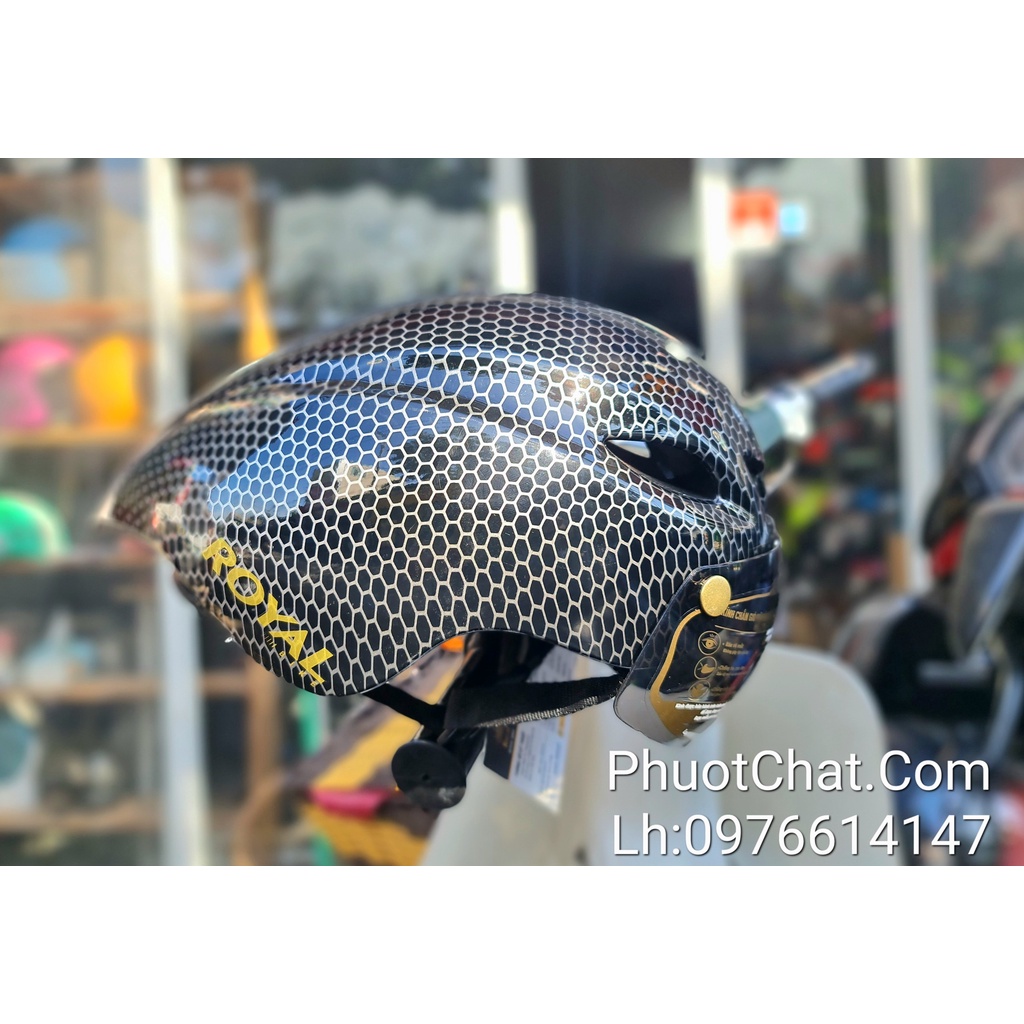 Nón bảo hiểm thể thao Royal MD16 tổ ong nhỏ