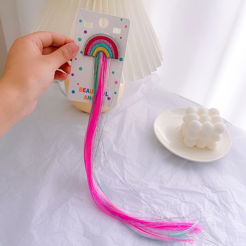 Dễ Thương Kẹp Tóc Giả Hình Nơ Xinh Xắn Cho Nữ
