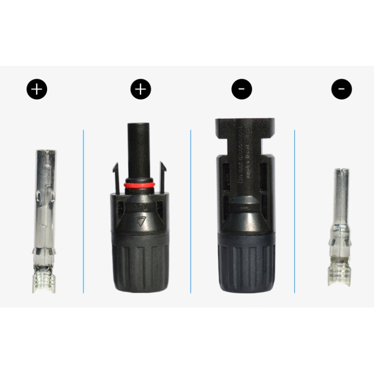 JACK MC4 LẮP PIN MẶT TRỜI