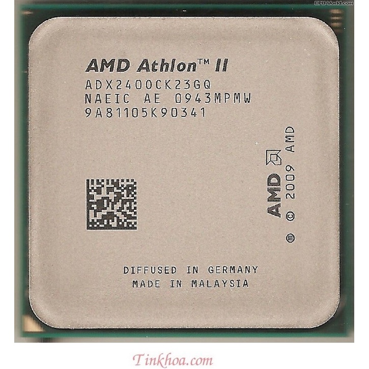 Bộ vi xử lý CPU AMD ATHLION II ADX2400 SK AM3 cũ .(CPU18)