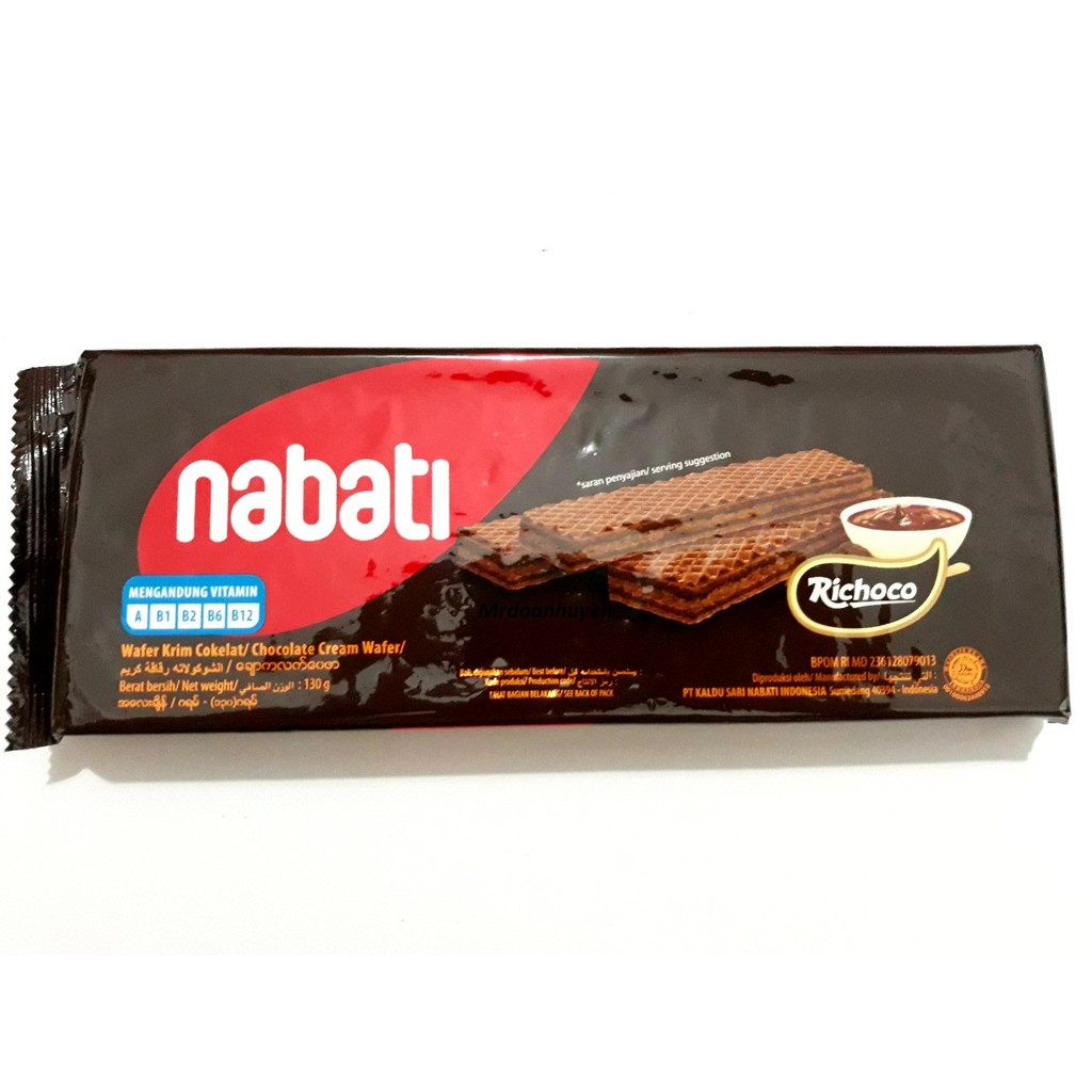 Bánh NaBaTi 130g các vị thương hiệu bánh hàng đầu Indonesia