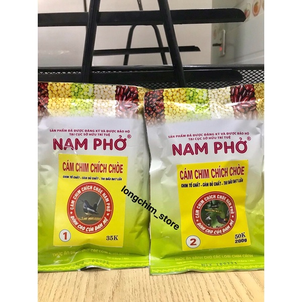 CÁM CHIM CHÍCH CHOÈ SỐ 1,2 NAM PHỞ HÀNG CAO CẤP nsx mới 200gr