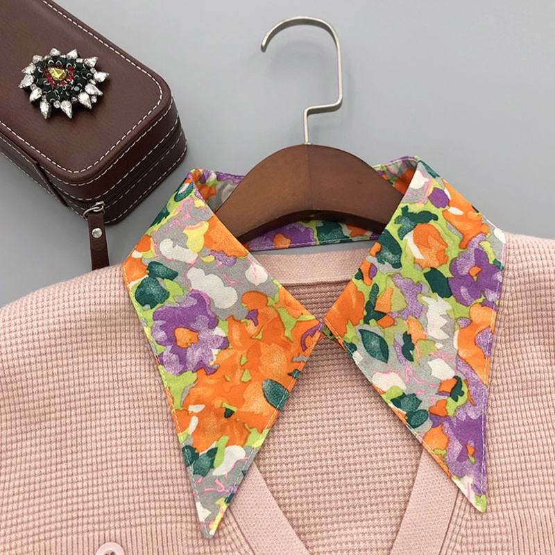 Cổ Áo Giả Họa Tiết Hoa Thanh Lịch Dành Cho Nữ Đi Dự Tiệc