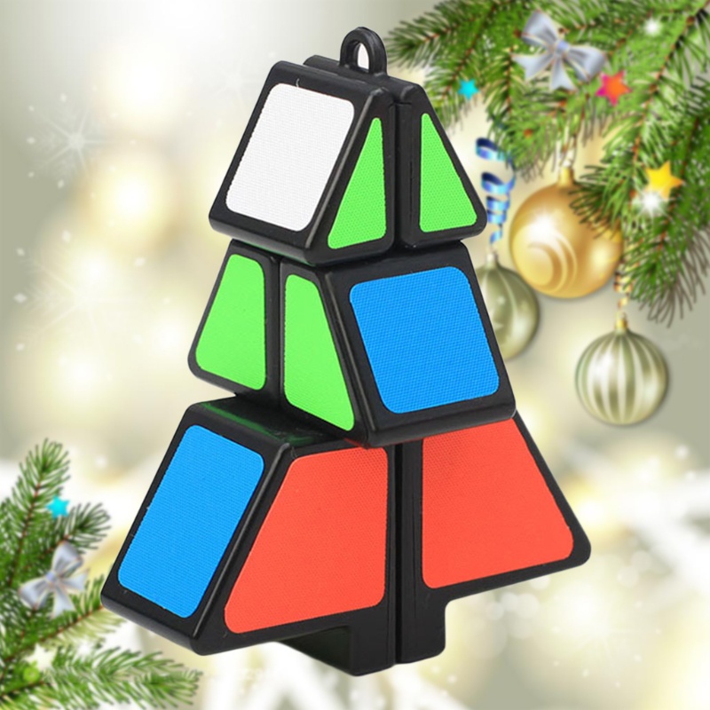 Đồ chơi khối rubik hình cây thông Giáng Sinh
