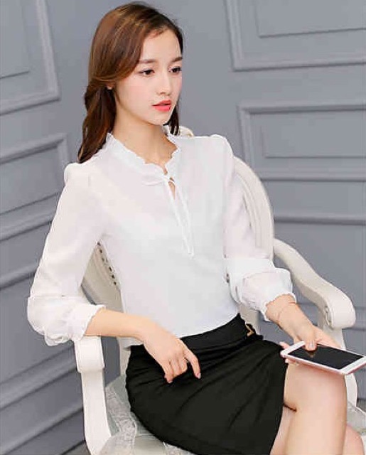 Áo Sơ Mi Cổ Bèo