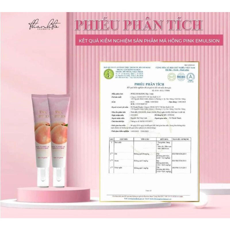 [ GIÁ SỈ ] KEM HỒNG MÁ PINK EMULISION CHÍNH HÃNG THANH TÔ - HỒNG MÔI, HỒNG MÁ