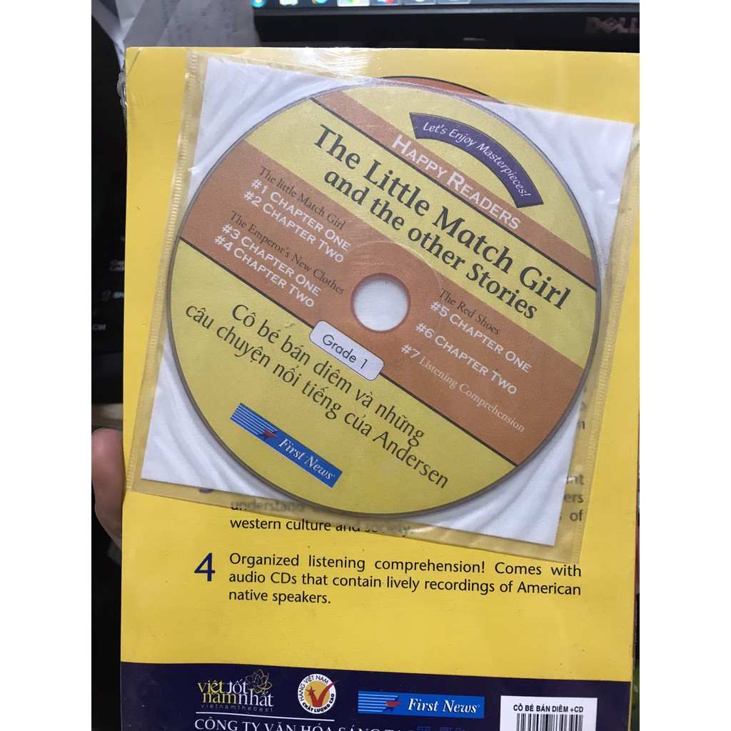 Sách Happy Reader Cô bé bán diêm và những câu chuyện nổi tiếng của