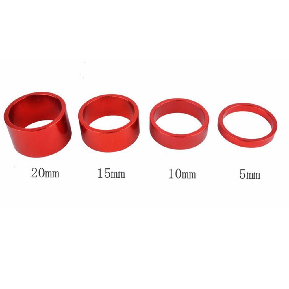 LAY Set 4 Vòng Đệm Cổ Xe Đạp 5 Màu 5 / 10 / 15 / 20mm
