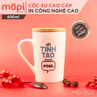 Cốc Ly Sứ MG-007-TL Chịu Nhiệt Bền Màu, Công Nghệ Mới Độc Quyền Mopi Gift/ X6_Home