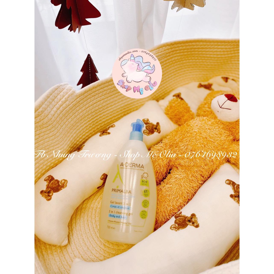 Sữa tắm gội toàn thân hữu cơ A-DERMA yến mạch