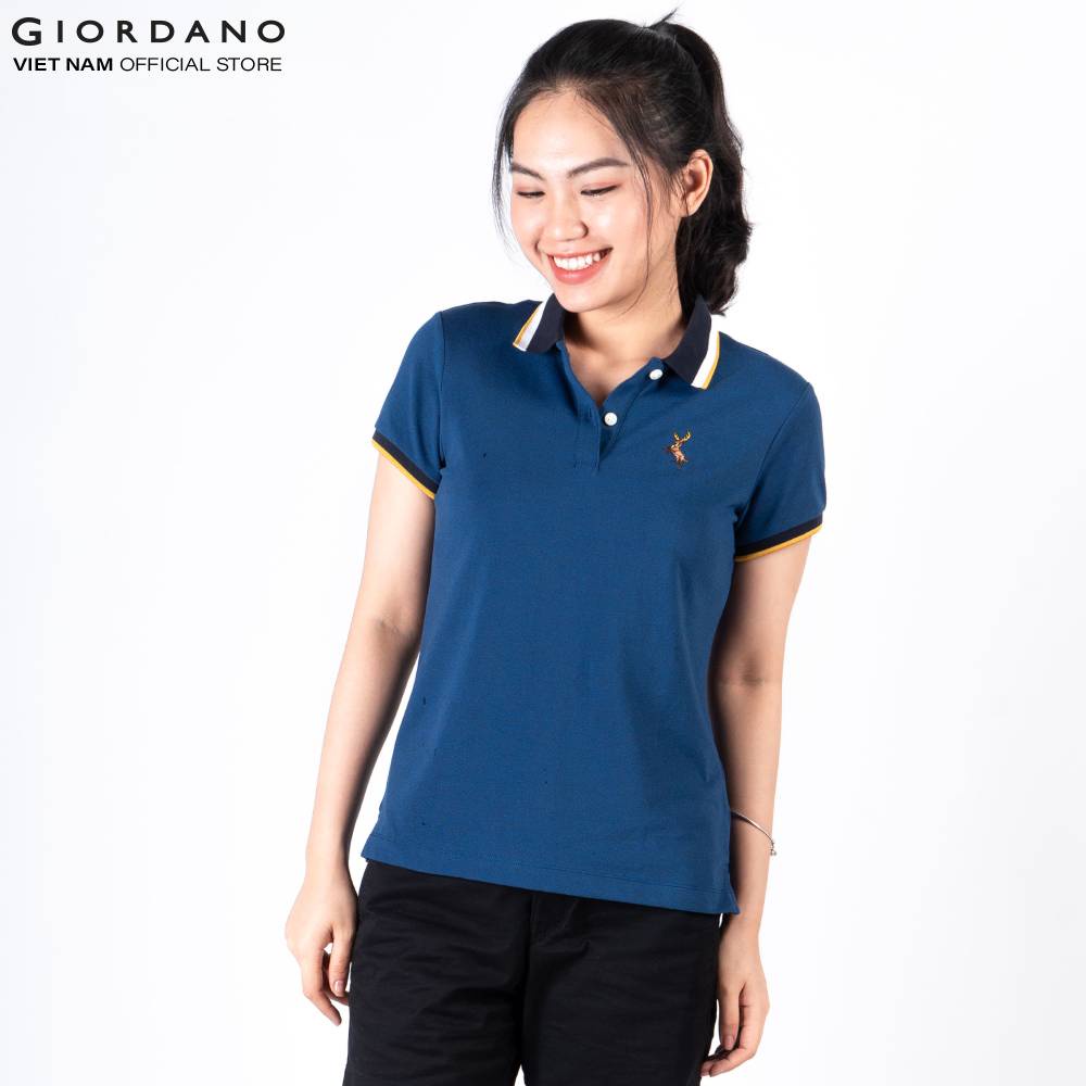 Áo Thun Nữ Có Cổ Polo Giordano 05319362