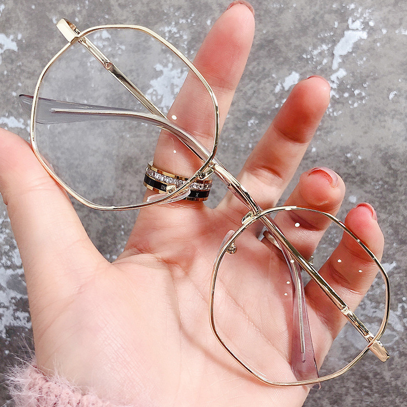 Kính mát gọng kim loại phong cách retro thời trang unisex tùy chọn màu sắc