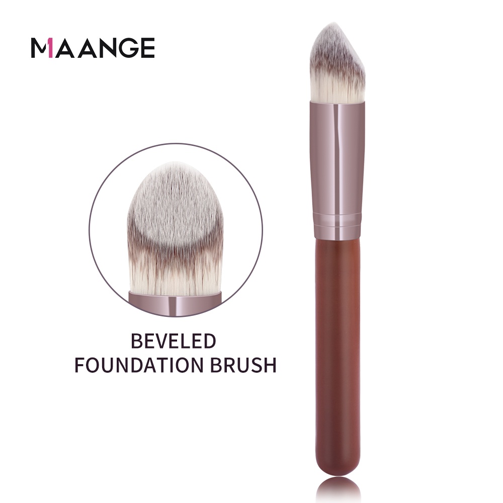 Cọ trang điểm MAGEFY tán phấn nền sợi lông dày mềm mại tiện lợi