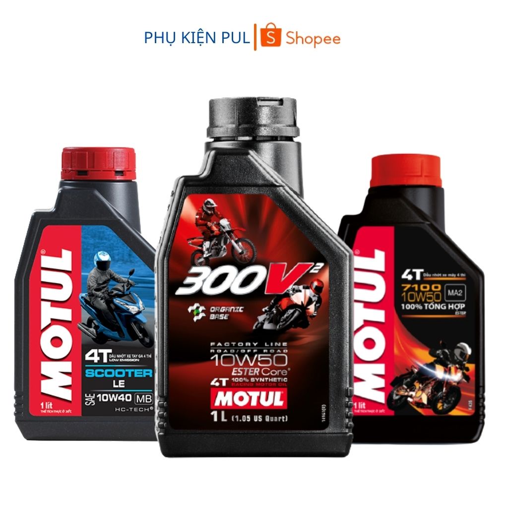 Dầu nhớt Motul cho xe máy tay ga xe số xe côn tay hàng chính hãng