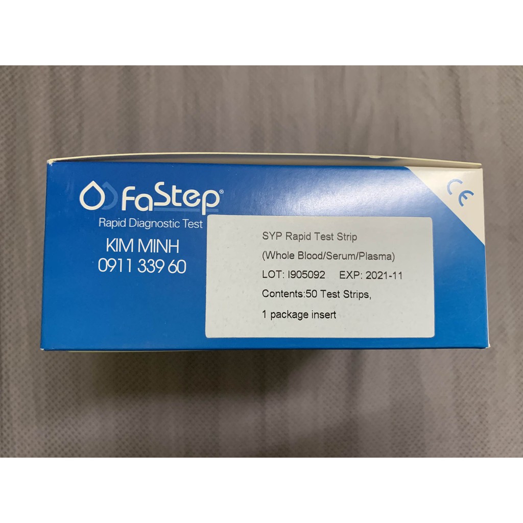 Que thử Giang mai tại nhà Fastep