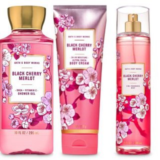 🍒 BST BOLD BLOOMS 2020 | Sản Phẩm Tắm Lotion Xịt Thơm Toàn Thân Bath & Body Works | Black Cherry Merlot