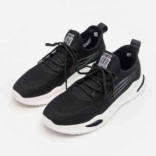 GIÀY THỂ THAO CAO CẤP NAM THỜI TRANG SPORT FASHION SNEAKERS (ĐEN + XÁM)