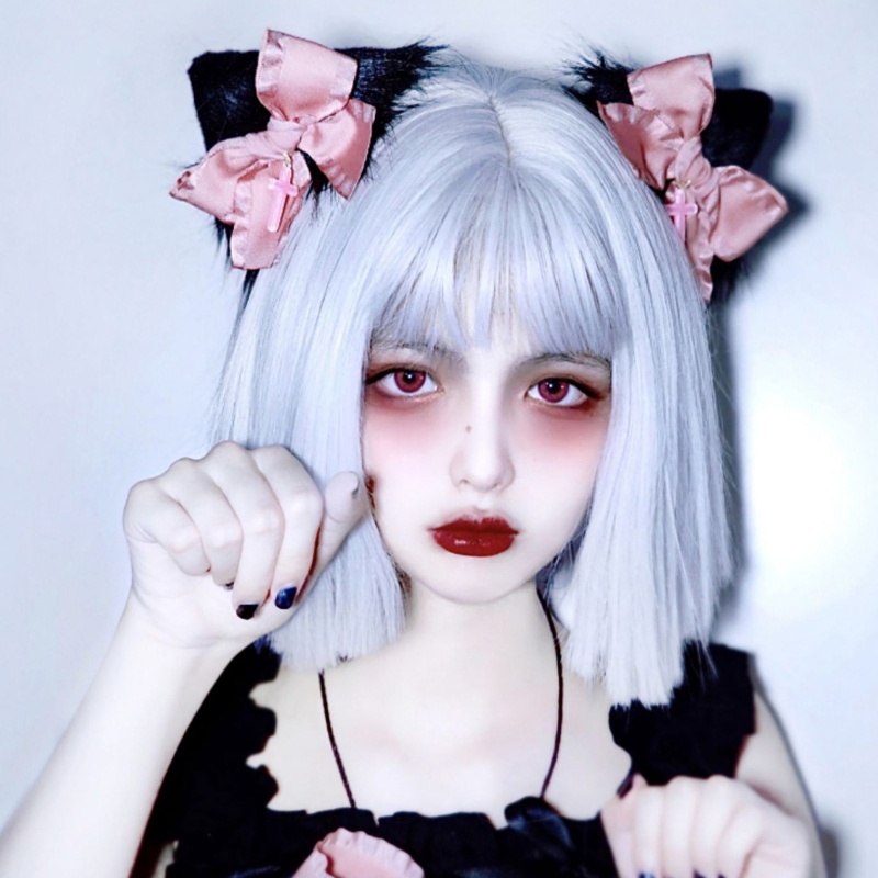 Kẹp Tóc Hình Tai Mèo Hoạt Hình Đáng Yêu