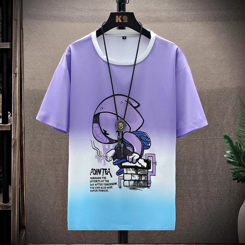 Set Đồ Thể Thao Hai Món Gồm Áo Thun Tay Ngắn Dáng Rộng Thời Trang Mùa Hè Có size Lớn M-5XL Dành Cho Nam Giới