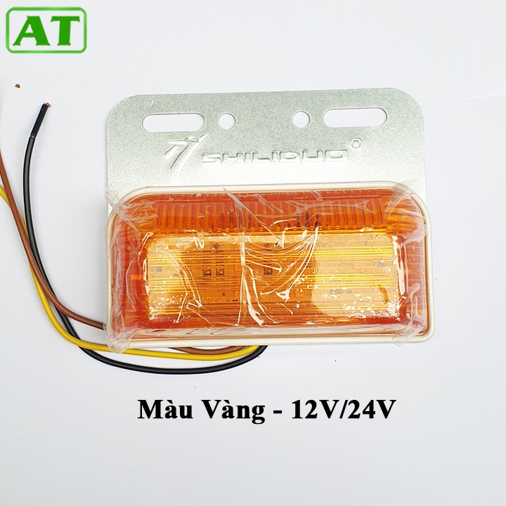 Đèn Led Sườn Xe Tải 12V 24V Có Soi Lốp 5 Màu Tùy Chọn