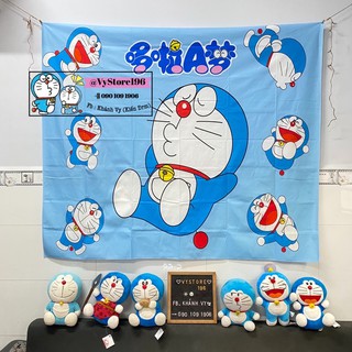 TRANH VẢI ĐÔREMON TREO TƯỜNG TRANG TRÍ - ẢNH THẬT SHOP TỰ CHỤP