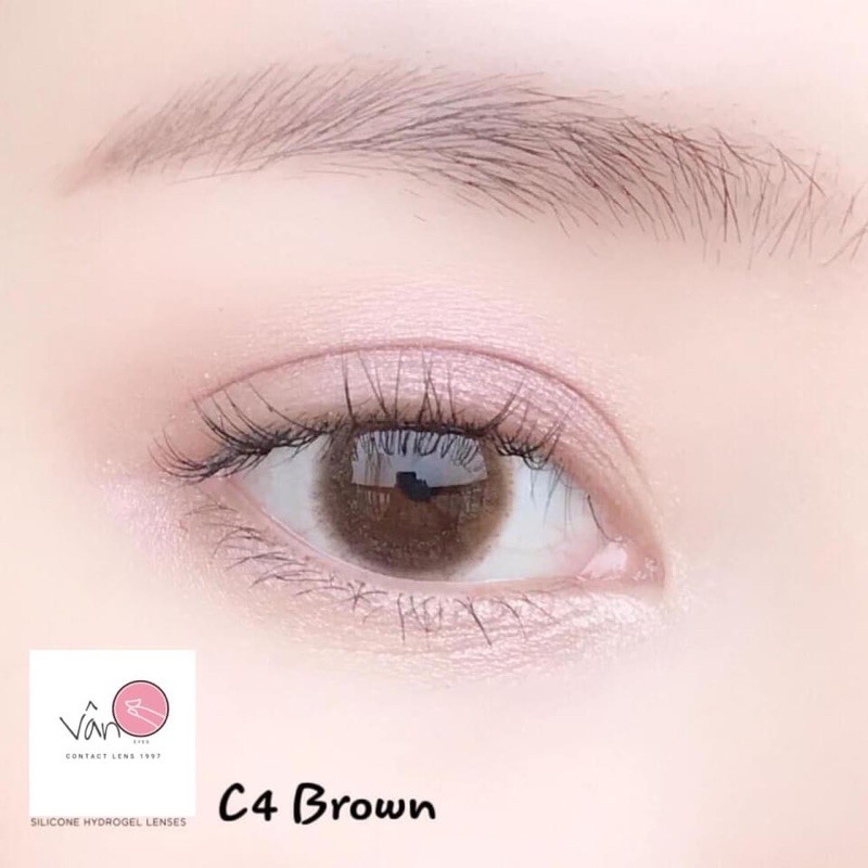 Lens Nâu mật ong Brown size nhỏ (0 độ cận)