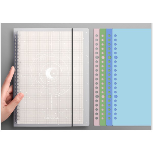 Binder Sổ còng A5 B5 20 26 lỗ sẵn tab phân trang [Đơn 200k tặng thêm sticker]