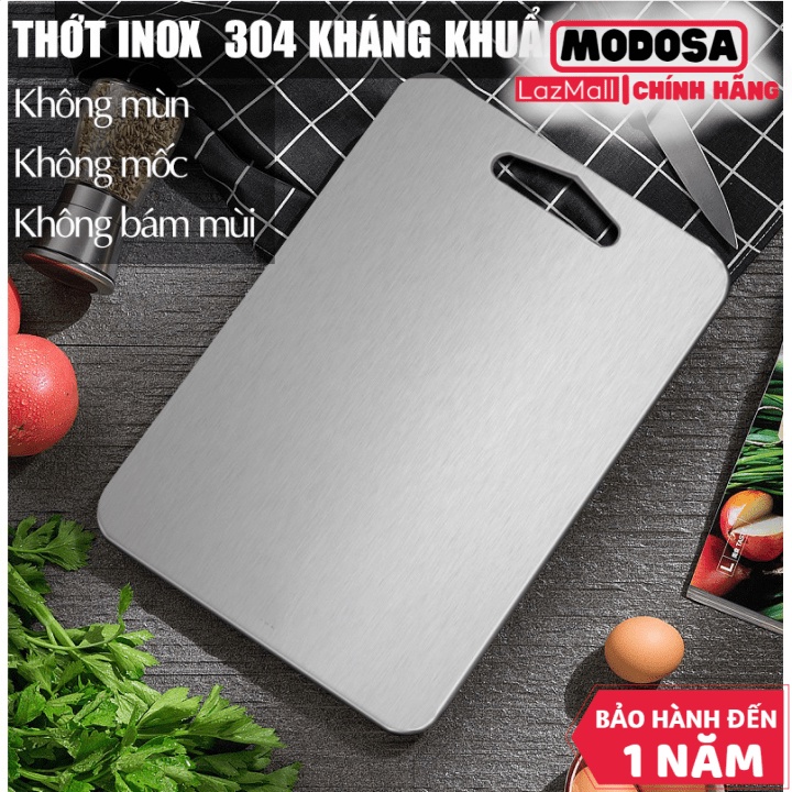 Thớt Inox 304 Vouller Sus Cao Cấp Chống Gỉ Chống Khuẩn Không Xước Dăm Không Ám Mùi